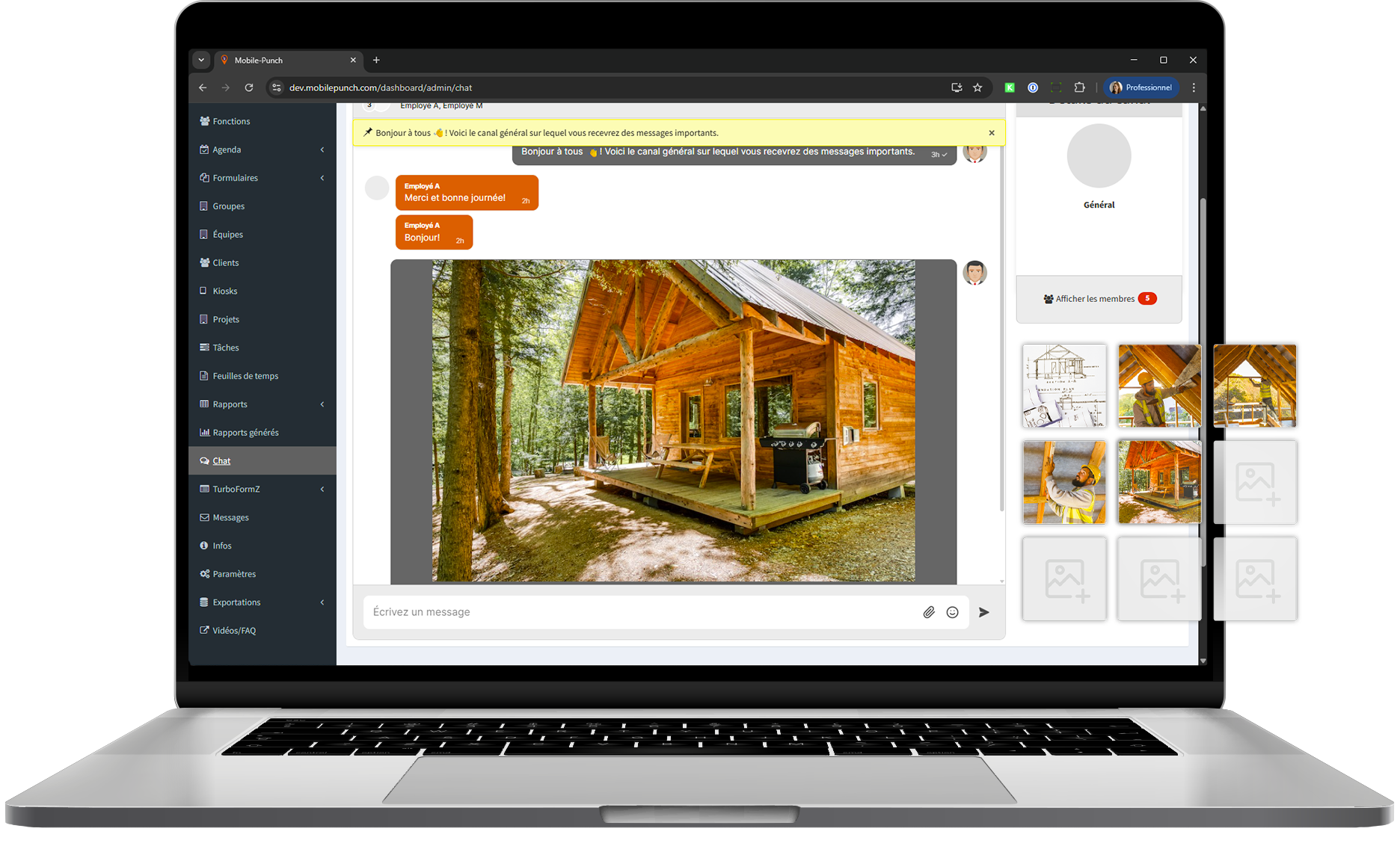 Plateforme Mobile-Punch