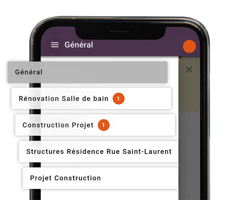Canaux par projet